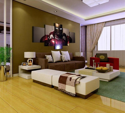 Superhero Iron Man Wall Art Canvas Print Decor - CozyArtDecor