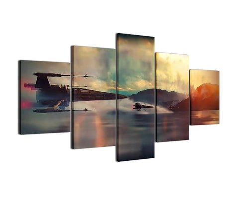 Star Wars Rogue One X-Wing Wall Art Decor - CozyArtDecor