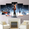 Image of Battlefield Female Warrior Game Wall Art Decor Canvas Print - CozyArtDecor