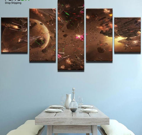 Star Wars Space Battle Wall Art Decor - CozyArtDecor