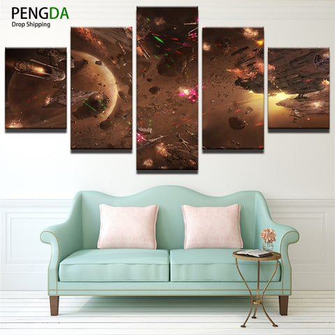 Star Wars Space Battle Wall Art Decor - CozyArtDecor