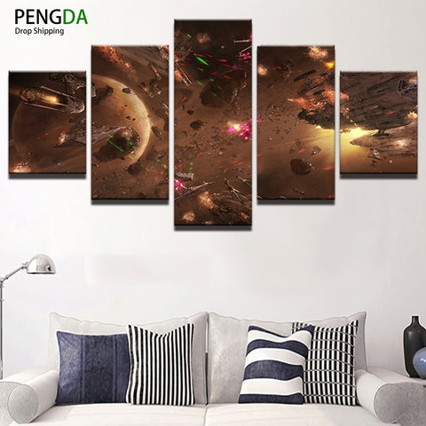 Star Wars Space Battle Wall Art Decor - CozyArtDecor