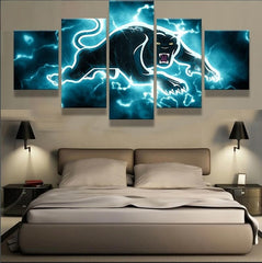 Carolina Panthers Sports Wall Art Canvas Print Decor - CozyArtDecor
