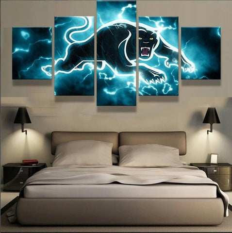 Carolina Panthers Sports Wall Art Canvas Print Decor - CozyArtDecor