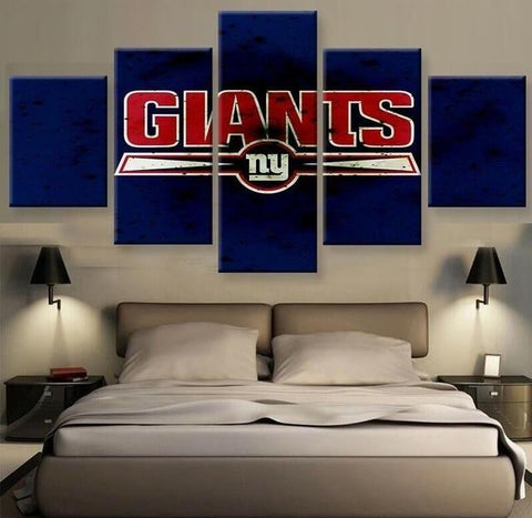 New York Giants Sports Team Wall Art Decor