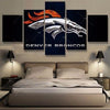 Image of Denver Broncos Canvas Print Wall Art Decor