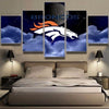 Image of Denver Broncos Canvas Wall Art Print Decor