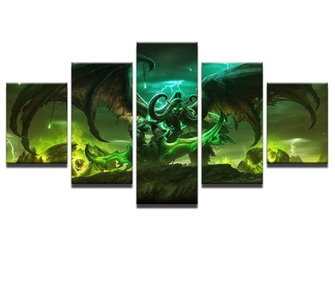 Game World Of Warcraft Wall Art Canvas Print Decor - CozyArtDecor