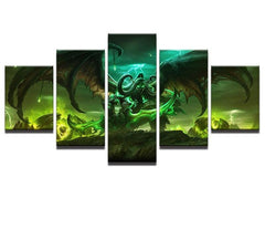 Game World Of Warcraft Wall Art Canvas Print Decor