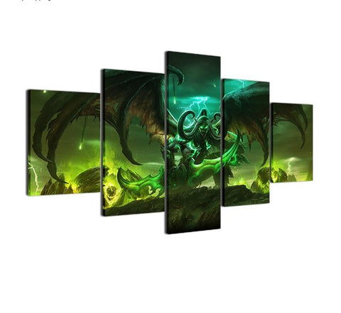 Game World Of Warcraft Wall Art Canvas Print Decor - CozyArtDecor