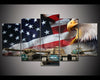 Image of American Eagle With Tank Wall Art Decor - CozyArtDecor