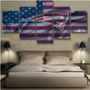 Image of New England Patriots American Wall Art Decor - CozyArtDecor