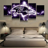 Image of Baltimore Ravens Sports Wall Art Decor - CozyArtDecor