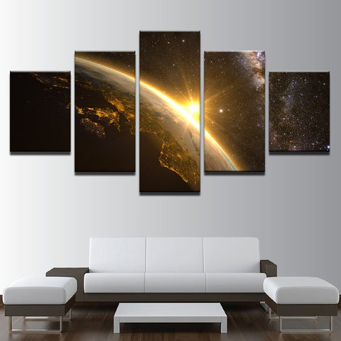 Planet Earth Universe Space Light Wall Decor Art - CozyArtDecor