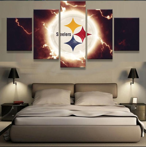 Pittsburgh Steelers Sports Wall Art Canvas Decor Print - CozyArtDecor