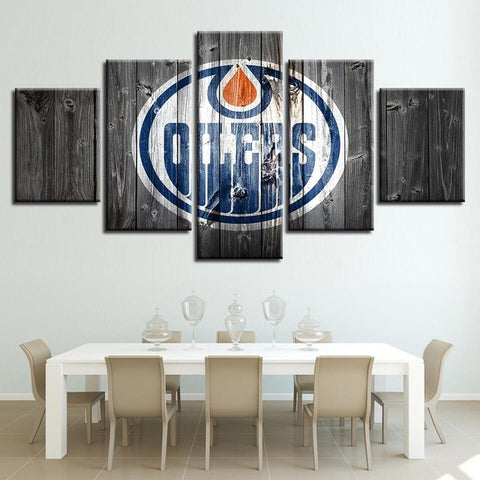 Edmonton Oilers Sports Team Wall Art Decor - CozyArtDecor