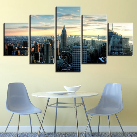 New York City Building Landscape Wall Art Decor - CozyArtDecor