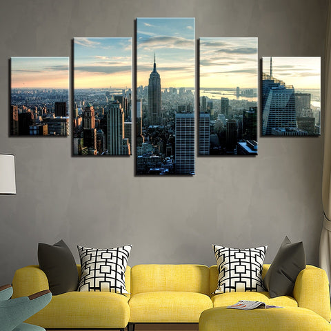 New York City Building Landscape Wall Art Decor - CozyArtDecor