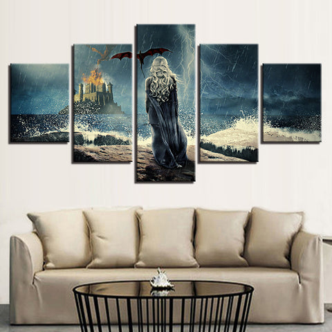 Game Of Thrones Wall Art Canvas Print Decor - CozyArtDecor