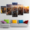 Image of New York City Building Sunset Wall Decor Art - CozyArtDecor