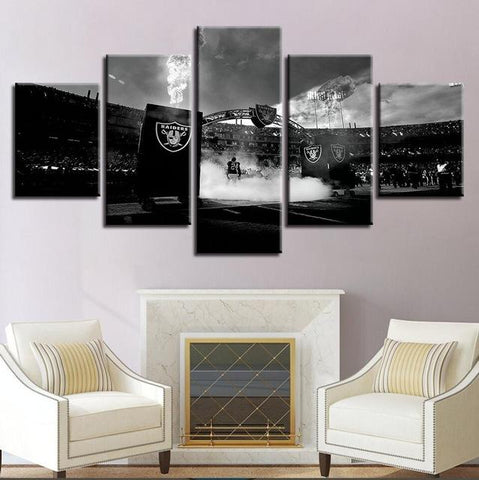 Oakland Raiders Sports Stadium Wall Art Decor