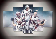 New England Patriots Sports Team Wall Art Decor