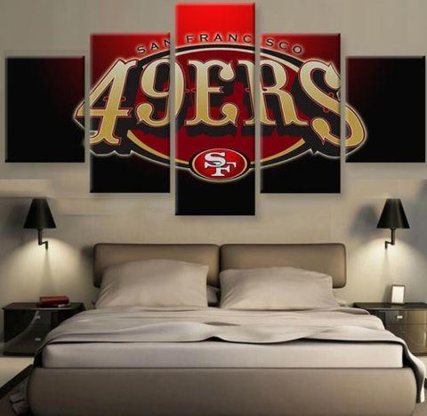 San Francisco 49ers Sports Team Wall Art Decor