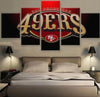 Image of San Francisco 49ers Sports Team Wall Art Decor