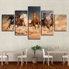 Image of Galloping Six Horses Racing Wall Art Canvas Print Decor - CozyArtDecor