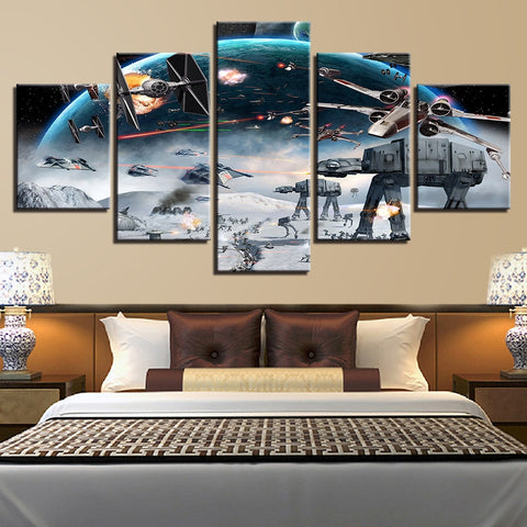 Millennium Falcon X-Wing Star Wars Wall Decor Art - CozyArtDecor