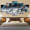 Image of Millennium Falcon X-Wing Star Wars Wall Decor Art - CozyArtDecor