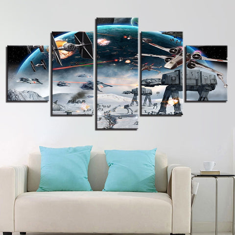 Millennium Falcon X-Wing Star Wars Wall Decor Art - CozyArtDecor