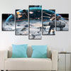 Image of Millennium Falcon X-Wing Star Wars Wall Decor Art - CozyArtDecor