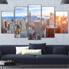 Image of New York City Sky View Wall Art Decor - CozyArtDecor