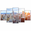 Image of New York City Building Sky View Wall Decor Art - CozyArtDecor