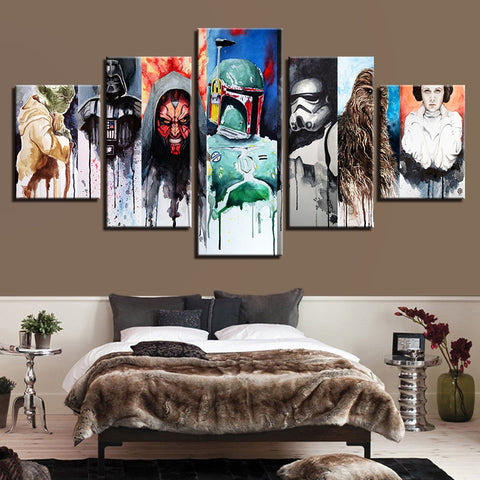 Star Wars Movie Character Wall Art Decor - CozyArtDecor