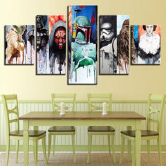 Star Wars Movie Character Wall Art Decor