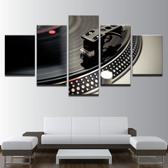 DJ Music Instrument Turntables Wall Decor Art