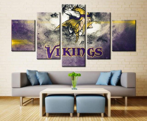 Minnesota Vikings Sports Team Wall Art Decor