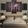 Image of Ole Miss Barnwood Sports Team Wall Art Decor - CozyArtDecor