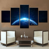 Image of Universe Earth Planet Blue Light Wall Decor Art - CozyArtDecor