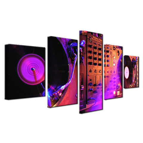 Psychedelic DJ Beats Music Wall Art Canvas Prints - CozyArtDecor