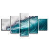 Image of Large Rolling Ocean Wave Wall Art Decor - CozyArtDecor