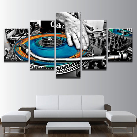 Hand Plate DJ Music Console Instrument Wall Decor Art - CozyArtDecor