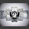 Image of Oakland Raiders Team Wall Art Decor Canvas Print