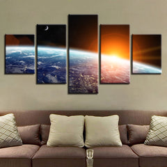 Planet Earth Sun Light Wall Decor Art - CozyArtDecor