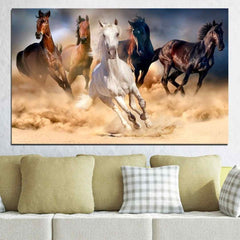 Running Fine Horses Animal Wall Decor Art - CozyArtDecor