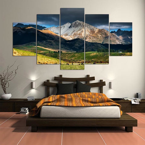 New Zealand Mountain View Wall Art Decor - CozyArtDecor