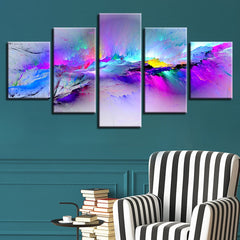 Color Abstract Graffiti Scenery Wall Art Decor