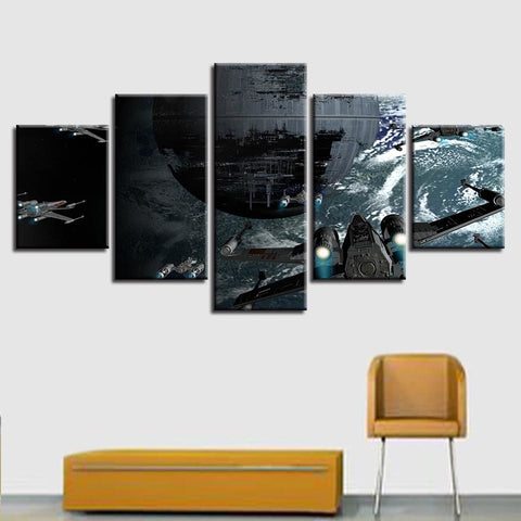 Star Wars Death Star Aircraft Wall Art Decor - CozyArtDecor